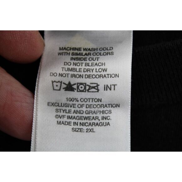 HARLEY DAVIDSON 2XL LIVE TO RIDE....RIDE TO LIVE AURORA, CO BLACK TEE T-SHIRT - Picture 7 of 7